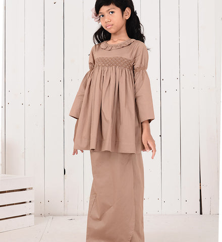 ASHLEY -  Tan Brown (Kids - Long Sleeves)