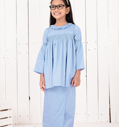 ASHLEY -  Powder Blue (Kids - Long Sleeves)