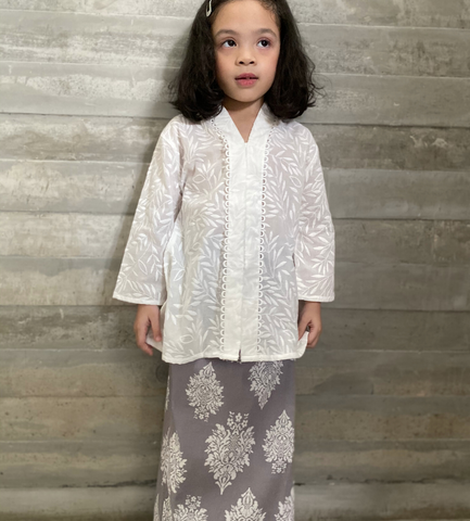 LATIFA  - WHITE GREY (TODDLERS)
